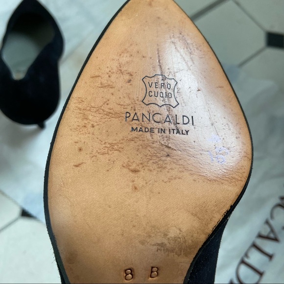 Vintage Pancaldi for Sandilar Black Heels - Picture 4 of 5